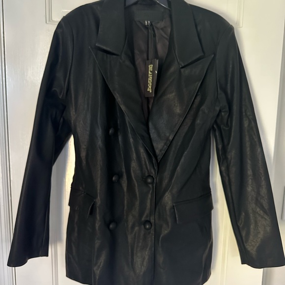 Blank NYC vegan leather blazer - Picture 4 of 8